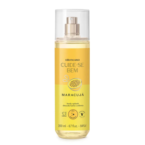 O Boticário Cuide-se Bem Maracujá (Passion Fruit) Body Splash Deodorant 200ml